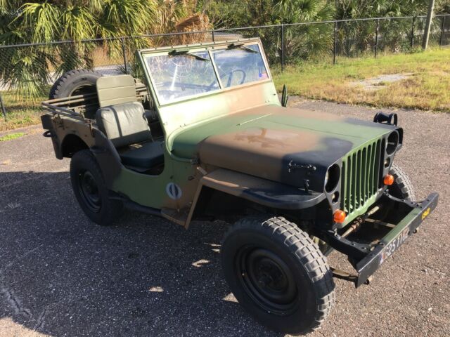 1942 willys mb military jeep "hotchkiss" - video running