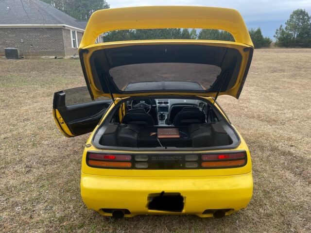 1990 nissan 300zx coupe yellow rwd manual turbo