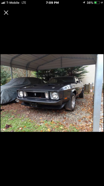 1973 mustang fastback 351 solid estate find!!