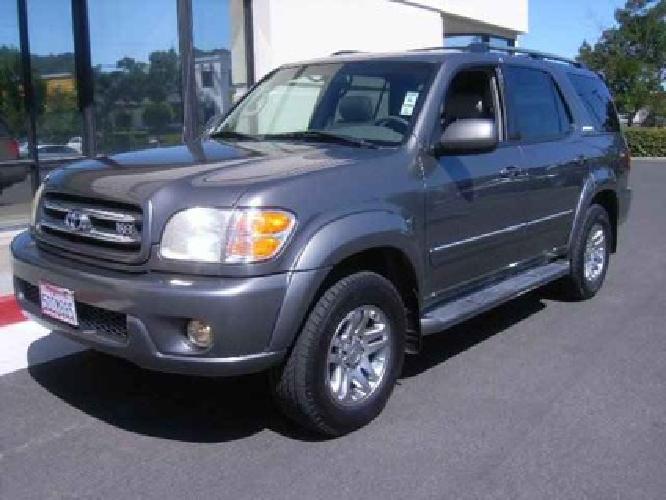 2003 toyota sequoia 4wd limited w/ dvd in san rafael, ca