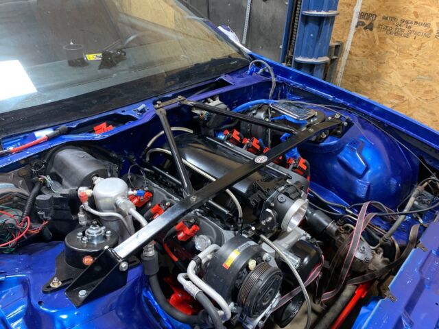 1990 chevrolet camaro coupe blue iroc-z