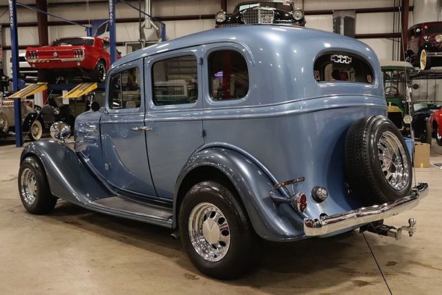 1935 chevrolet standard 22030 miles light blue coupe 350cid v8 automatic