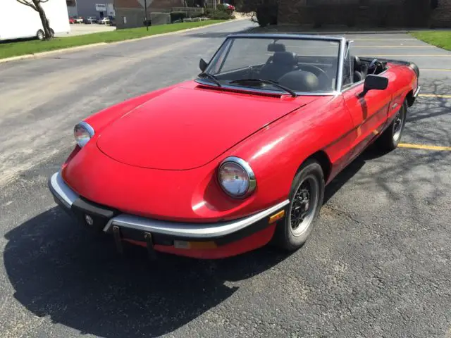 1986 alfa romeo spider veloce graduate