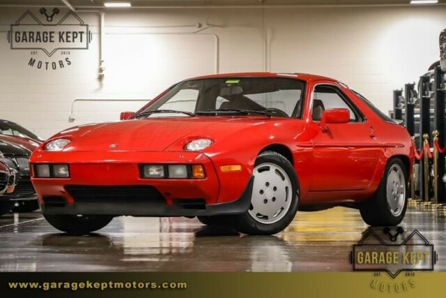 1983 porsche 928 s guards red coupe 4.6l v8 57575 miles