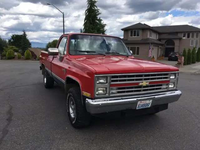 1987 chevrolet 350 v8 4x4 1/2 ton 4wd chevy r10 c10 v10 3/4 2500 3500 silverado