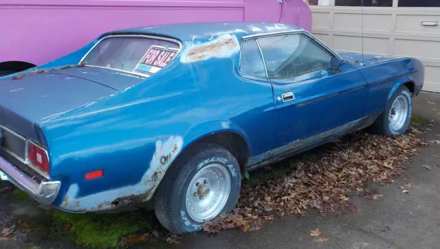 1973 ford mustang grande/coupe hardtop muscle car, 302 v8 auto- need restoration