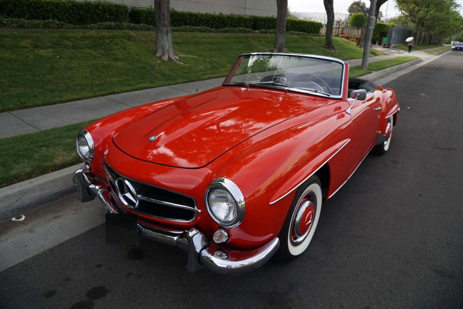 1961 mercedes-benz 190 series 4 cyl manual convertible 10858 miles