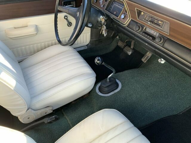 1973 dodge dart sport! factory 6 cyl, 3 spd on the floor! green / white int
