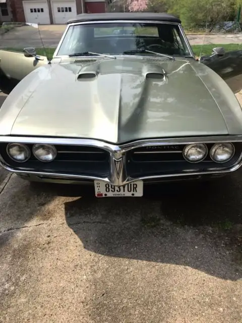 1968 firebird convertible- no reserve
