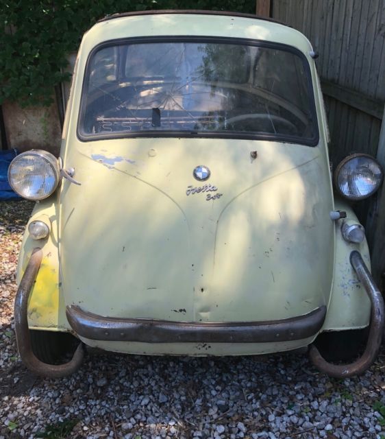 bmw isetta 300 1957 restoration project barn find