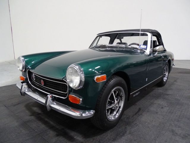 1974 mg midget 0 british racing green convertible 1275cc i4 4-speed manual
