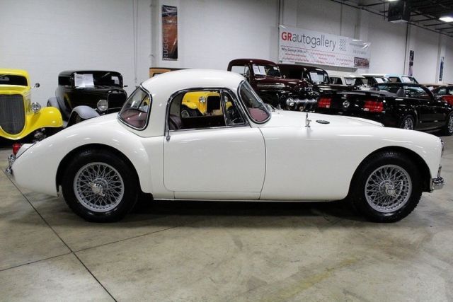 1957 mg mga 40659 miles white coupe 1500cc 4 speed manual