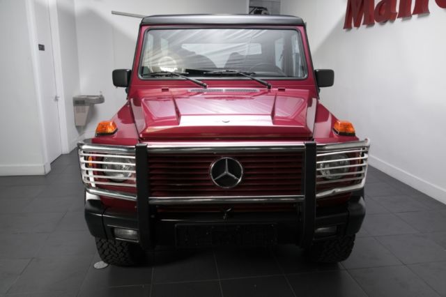 1990 mercedes-benz g-class 38191 miles burgundy/maroon wagon manual