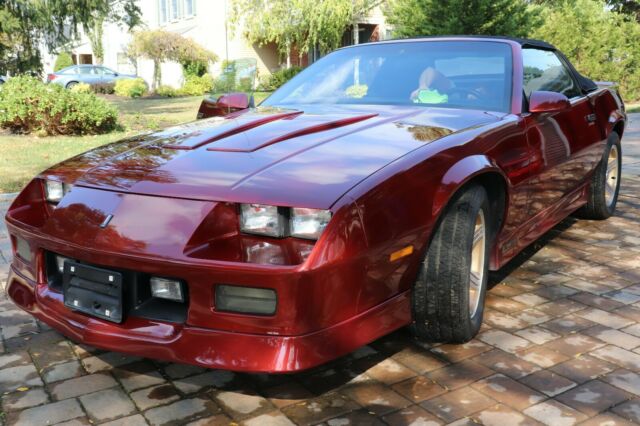 1988 chevrolet camaro convertible iroc-z 73k garage kept 2-owner new exhaust