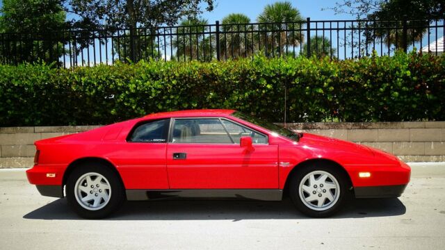 1988 lotus esprit 40,000 one florida owner miles .turbo charged engine 5 spd