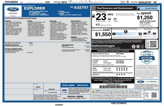2022 ford explorer limited