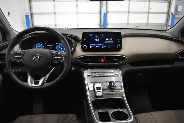 2022 hyundai santa fe hev blue
