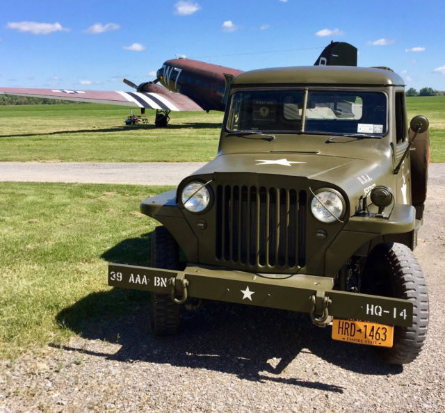 1948 willys "jeep truck" pickup complete restoration military procurement truck