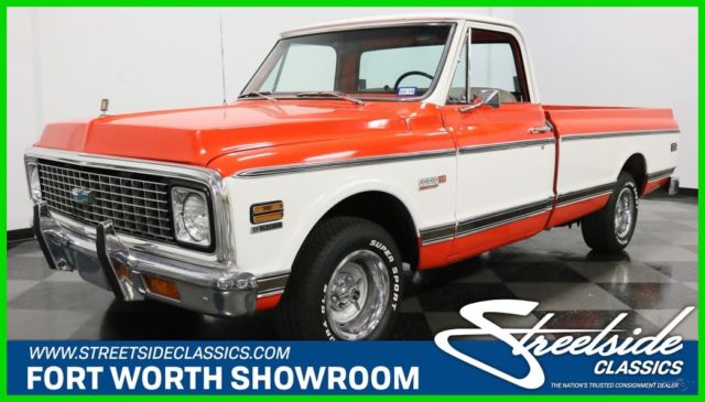 classic vintage chevy c-10 pickup 5.7l v8 auto overdrive red air 1972 cheyenne