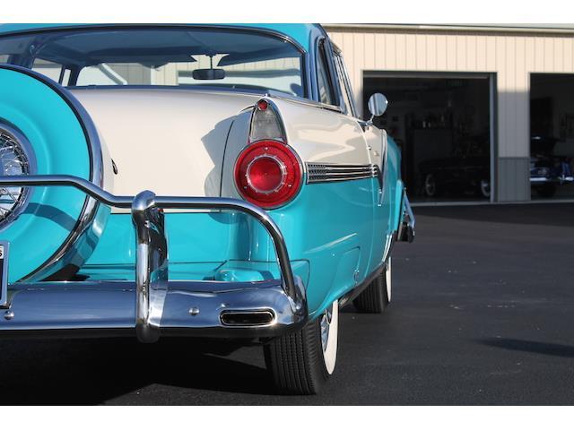 1956 ford crown victoria 2,387 miles aqua coupe 312 cu-in v8 automatic