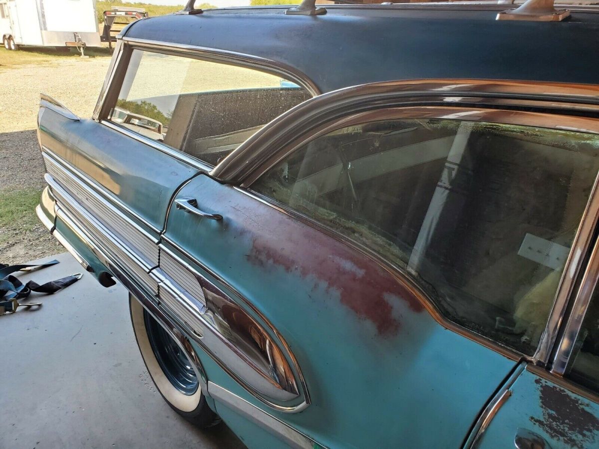 1958 buick century caballero estate wagon wagon blue rwd automatic caballero