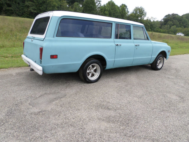1971 chevrolet 3 door suburban project fact overhead air new parts