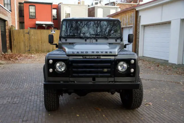 restored 1988 land rover defender 90 county station wagon left hand drive!
