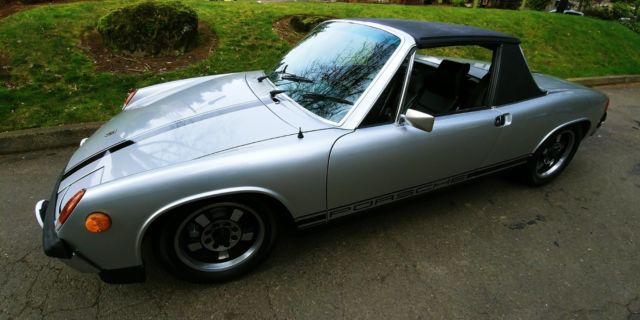 1975 porsche 914 - stunning silver 2.0 liter - 5 speed - targa - priced to sell!