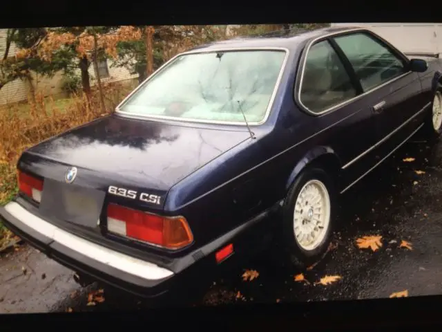 1987 bmw 635csi low miles clear title collector classic no reserve e24 not m6