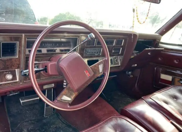 1984 oldsmobile ninety-eight coupe red rwd automatic regency