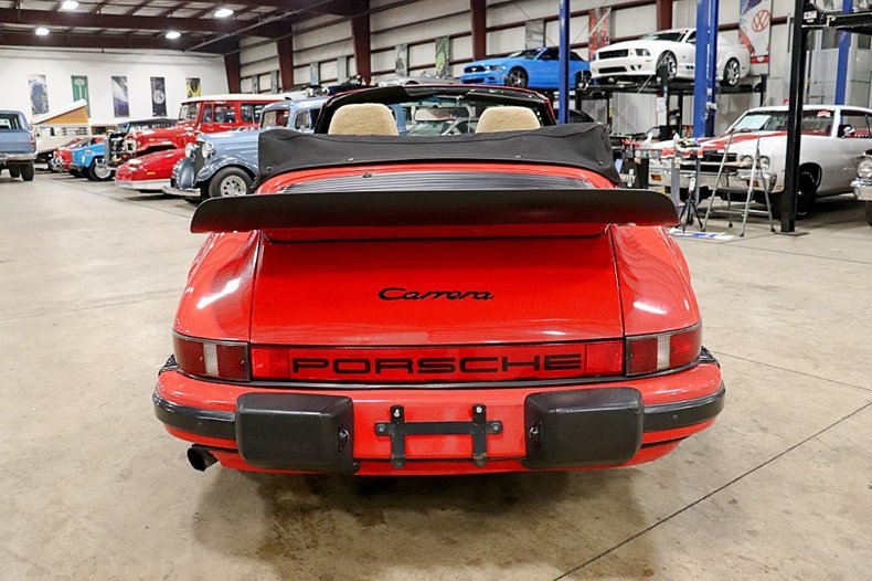 1984 porsche 911 90511 miles guards red convertible 6-cylinder manual