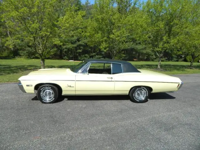 1968 chevrolet impala 396 4spd 2 - door non ss big block