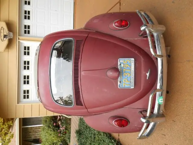 1963 vw ragtop bug all original!