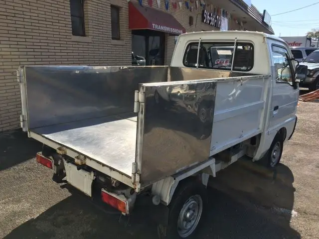 japanese mini truck 1991 suzuki carry 4x4 deep dump 8k miles at no reserve!