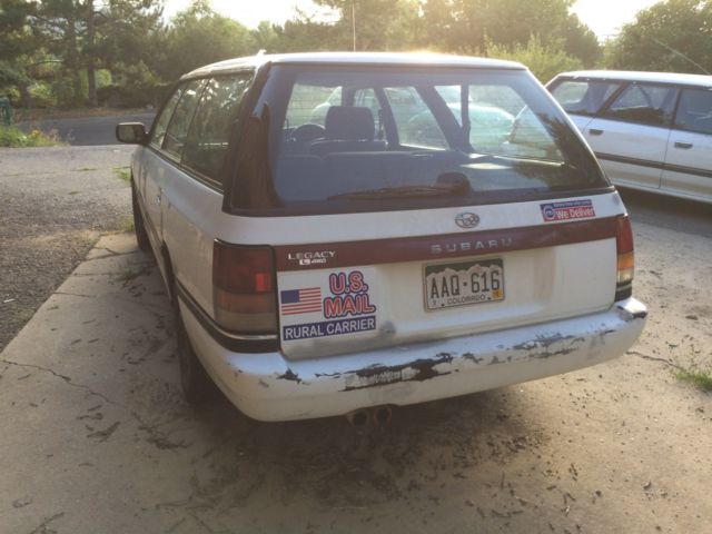 subaru legacy 1991 right-hand drive vehicle for postal use
