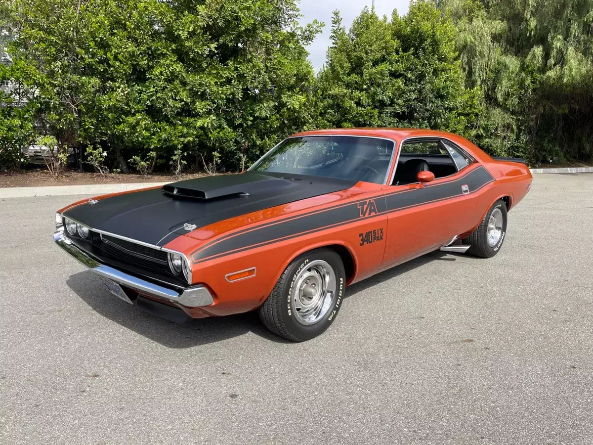 1970 dodge challenger t/a 4 speed 340 six pack original cuda aar 1971 hemi