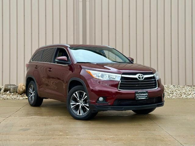 2016 toyota highlander xle