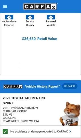 2022 toyota tacoma trd sport