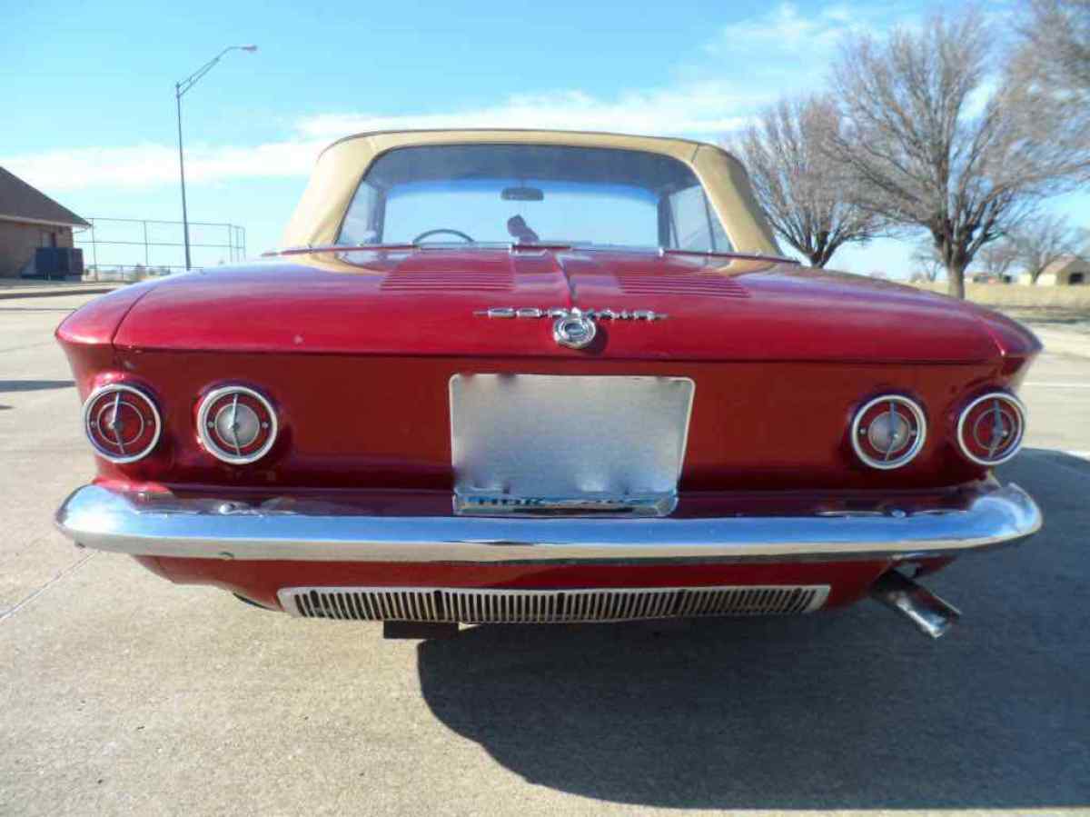 1963 chevrolet corvair 900 monza spider convertible