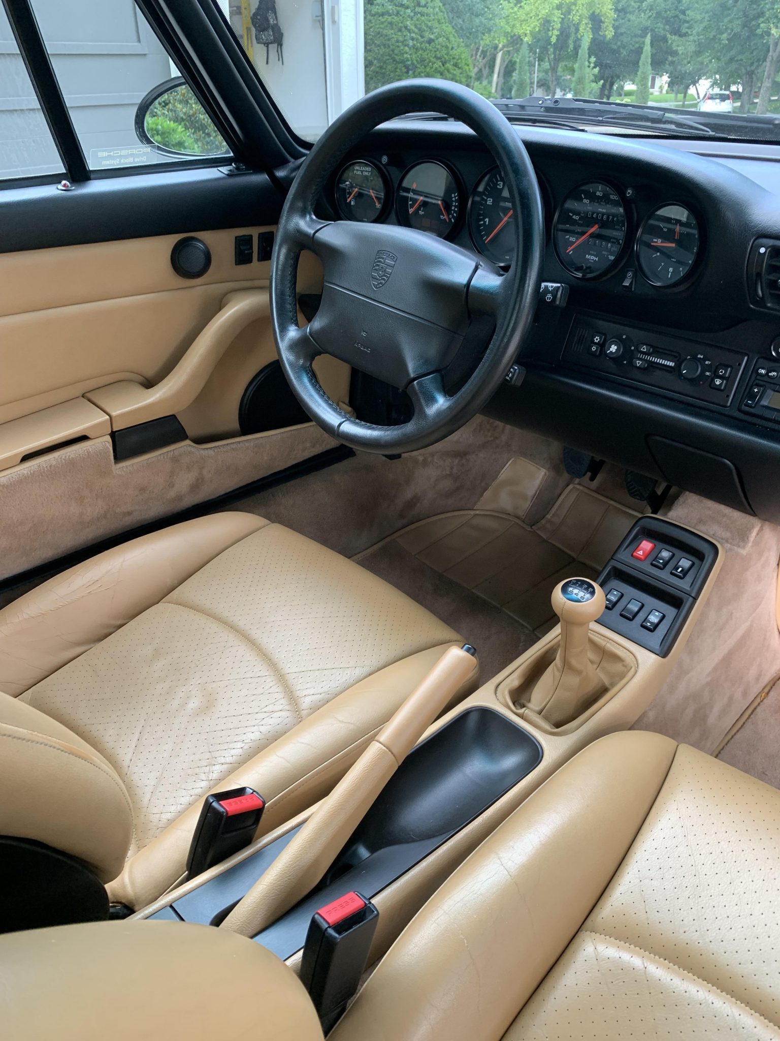 1996 porsche 911 carrera cabriolet 6-speed