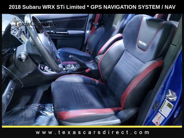 2018 subaru wrx sti limited