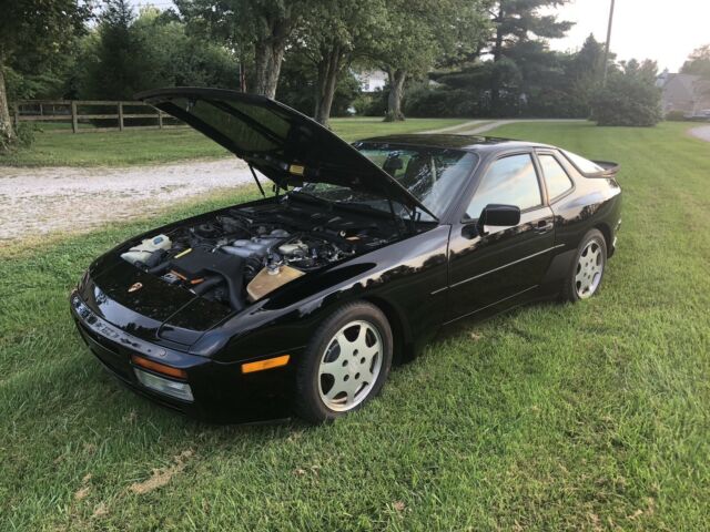 1989 porsche 944 coupe black rwd manual turbo s