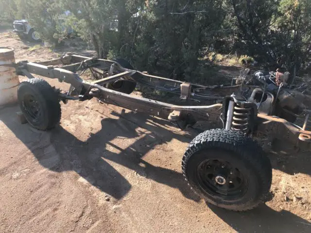 1985 rolling chassis only - start your restoration here! ford 9". clean title!