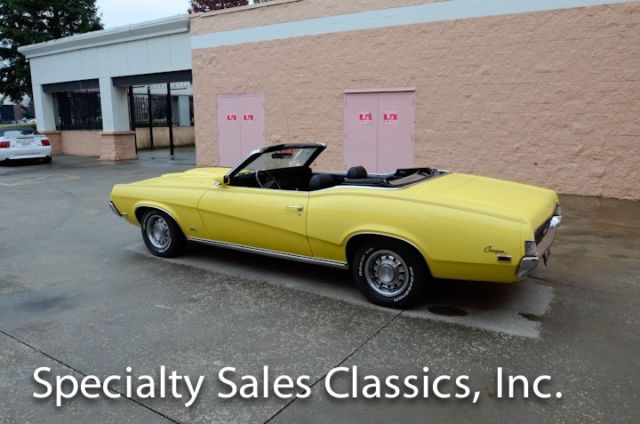 1969mercurycougarxr759788 milesyellowconvertiblespecialty sales classics – fairf