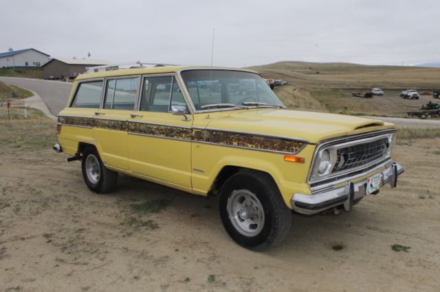 1977 jeep wagoneer, 4x4, original paint & factory ac! no reserve!!!