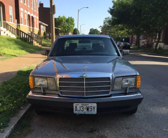 1989 mercedes benz 420 sel 99k 50 shades of grey!