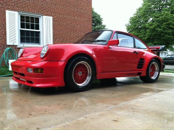 1976 porsche 911 red wide body