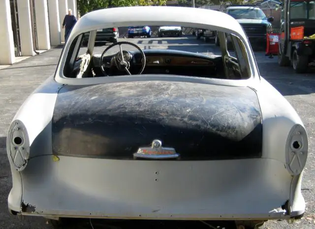 1955 rambler rare 2 door sedan,flat 6 cyl 3 speed manual sandblasted project car