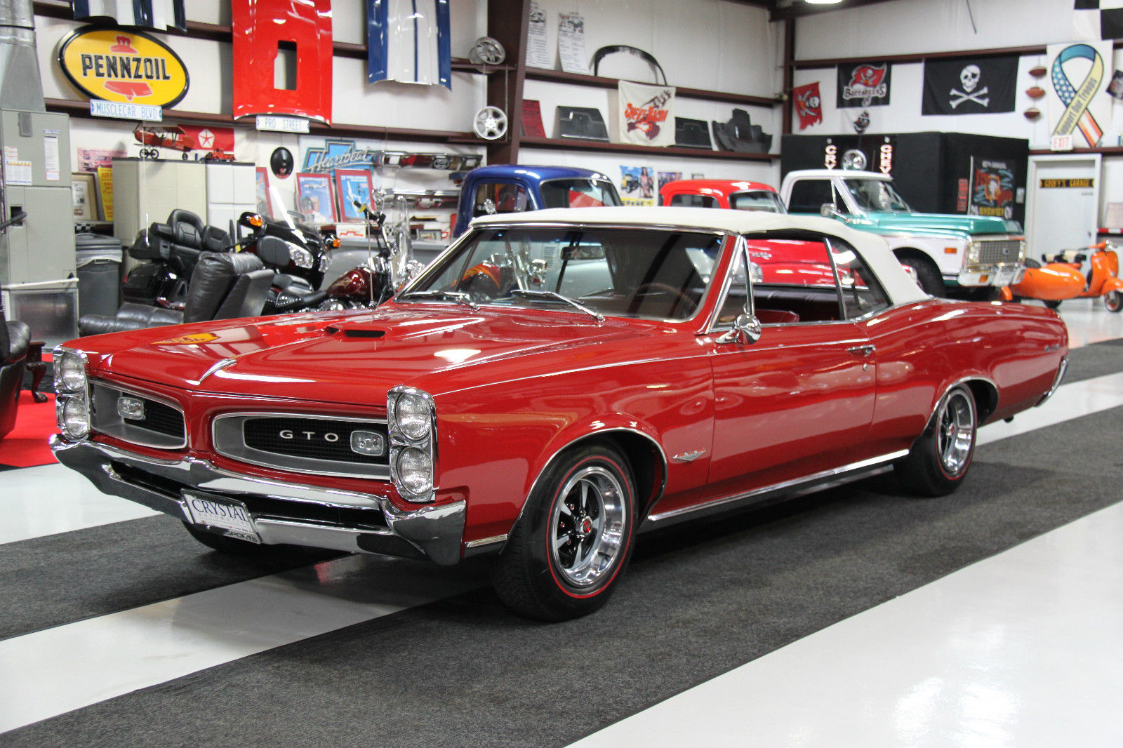 1966 pontiac gto convertible , phs documented