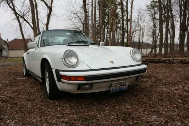 1989 porsche 911 carrera targa convertible